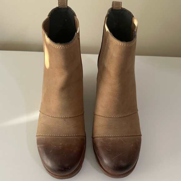 • Sorel • Lea Wedge Leather Casual Boot - Picture 4 of 10